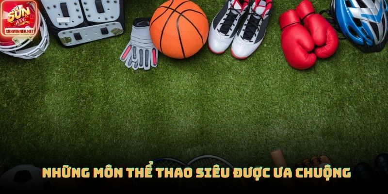 Những môn thể thao siêu được ưa chuộng